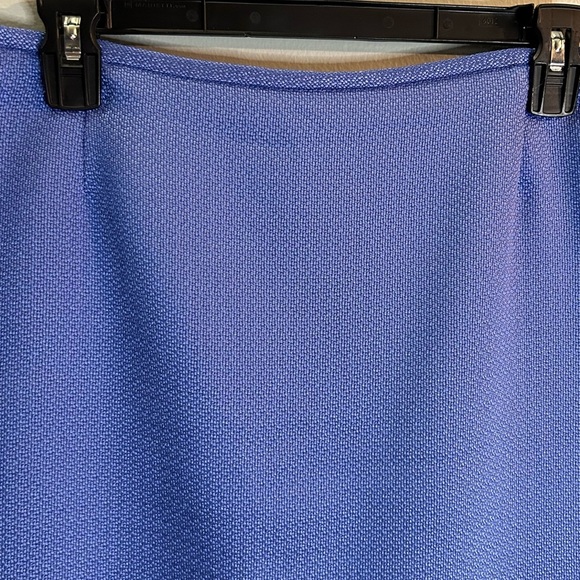 TAHARI Arthur S. Levine Blue Pencil Skirt Size 12 - Picture 2 of 11